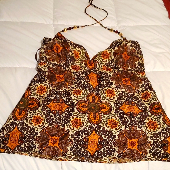 Milly Silk Halter Top - Picture 1 of 6